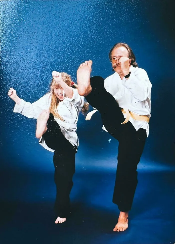Mi mujer se lo pasaba en grande con su padre a principios de los 90
