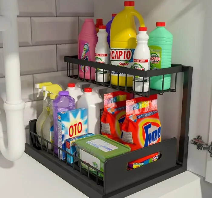 Maximize Your Kitchen's Hidden Space With The <a Style="Display:inline;" Href="Https://Www.amazon.com/Realinn-Organizer-Cabinet-Storage-Bathroom/Dp/B0b6tk767d?th=1&linkcode=ll1&tag=bpmoose-20&linkid=5c5fbb4fb61cb2c1366aae821f7c4f89&language=en_us&ref_=as_li_ss_tl" Target="_blank"><span Style="Font: Inherit; Color: #d74b1f;"> Under Sink Organizer</Span>