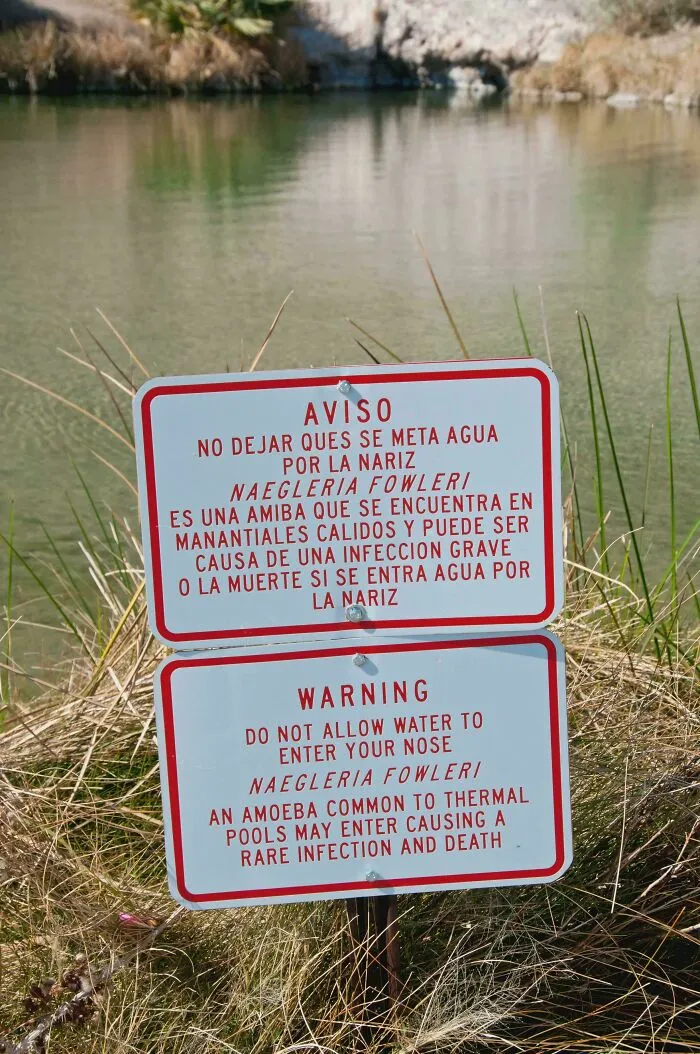 Do Not Allow Water To Enter Your Nose