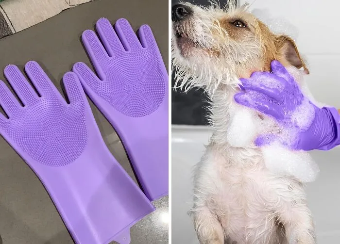Get A Grip On Grime With The <a Style="Display:inline;" Href="Https://Www.amazon.com/Dishwashing-Reusable-Silicone-Scrubbers-Bathroom/Dp/B082cyjp6z?ie=utf8&linkcode=ll1&tag=bpibis-20&linkid=6d475d2a398225a0b60a7fc64492a0eb&language=en_us&ref_=as_li_ss_tl" Target="_blank"><span Style="Font: Inherit; Color: #d74b1f;"> Silicone Scrubbing Gloves</Span>, Tough On Messes, Gentle On Hands - And Even Great For Scrubbing Your Furry Friends