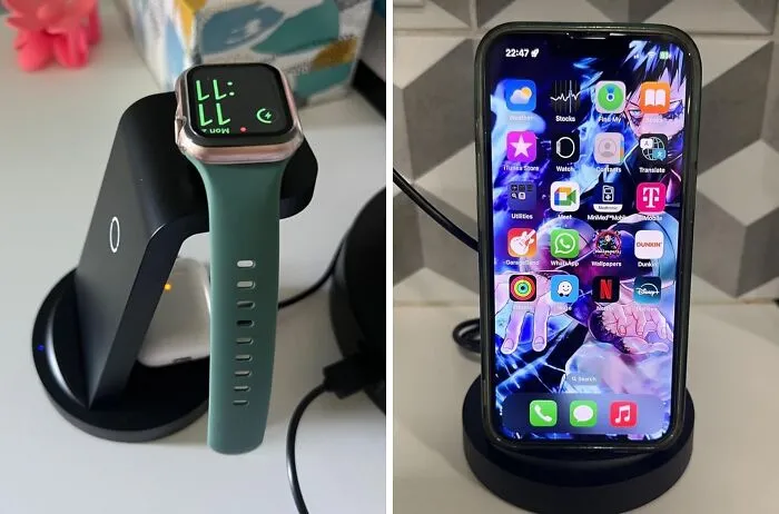 Cut The Cord Clutter With The <a Style="Display:inline;" Href="Https://Www.amazon.com/Anlmz-Charging-Station-Wireless-Charger/Dp/B0cg9lnr5g?ie=utf8&th=1&linkcode=ll1&tag=bpibis-20&linkid=315dd4d5ba5dcbf93ed8ffe043f17a09&language=en_us&ref_=as_li_ss_tl" Target="_blank"><span Style="Font: Inherit; Color: #d74b1f;"> 3-In-1 Wireless iPhone Charging Station</Span>, A Convenient Hub That Charges Your Phone, Watch, And Earbuds Simultaneously, Saving You The Trouble Of Tangled Cables And Outlet Hunting