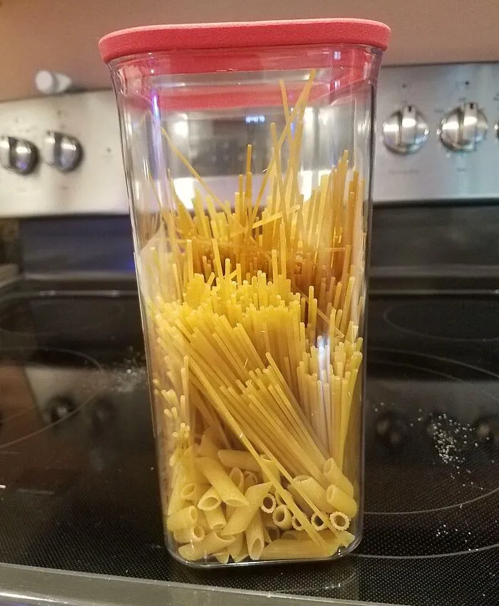 My Husband 'Helping' By Consolidating All Our Pasta