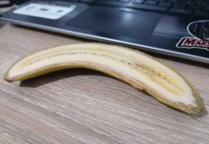 Mi novio me ofreció la mitad de una banana