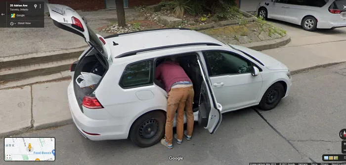 Browsing Google Street View Today