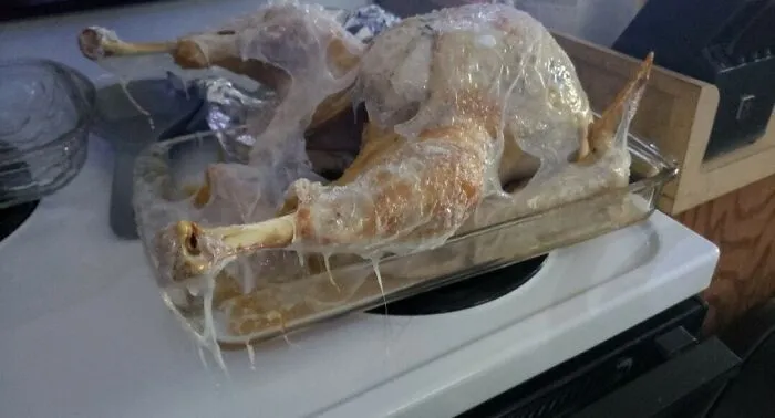 My Friend Writes "Apparently I Bought A Brining Bag Instead Of A Baking Bag"