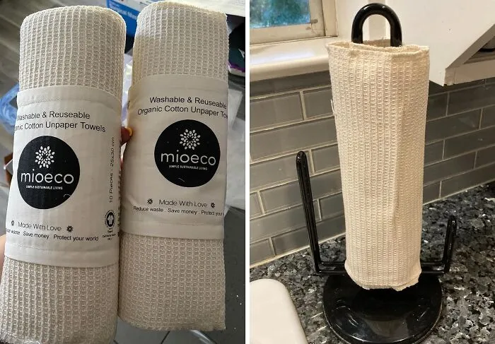 Ditch The Paper Towels And Get A Grip On A More Sustainable Kitchen With A Handy Roll Of <a Style="Display:inline;" Href="Https://Www.amazon.com/Mioeco-Kitchen-Paper-Towels-Washable/Dp/B07g376745?ie=utf8&linkcode=ll1&tag=bpcorgi-20&linkid=0ef9d88b744aae4c5813b5867edbfdec&language=en_us&ref_=as_li_ss_tl" Target="_blank"><span Style="Font: Inherit; Color: #d74b1f;"> Reusable Cotton Dishcloths</Span>