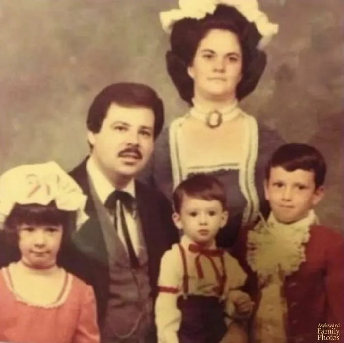 This Was Taken In 1976 On Our Country’s Bicentennial. I’m The Little Guy That Resembles A Puppet