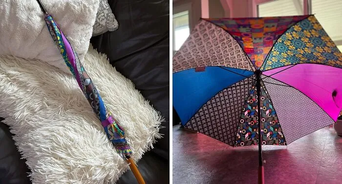 Eather The Storm In Style With A One-Of-A-Kind, Eco-Friendly <a Style="Display:inline;" Href="Https://Www.amazon.com/Totes-Patchwork-Handle-Stick-Umbrella/Dp/B09ssfd29p?ie=utf8&th=1&linkcode=ll1&tag=bpcorgi-20&linkid=0f23e66feedfe25ff890aeda7560dff8&language=en_us&ref_=as_li_ss_tl" Target="_blank"><span Style="Font: Inherit; Color: #d74b1f;"> Funky Umbrella Made From Offcut Materials</Span>