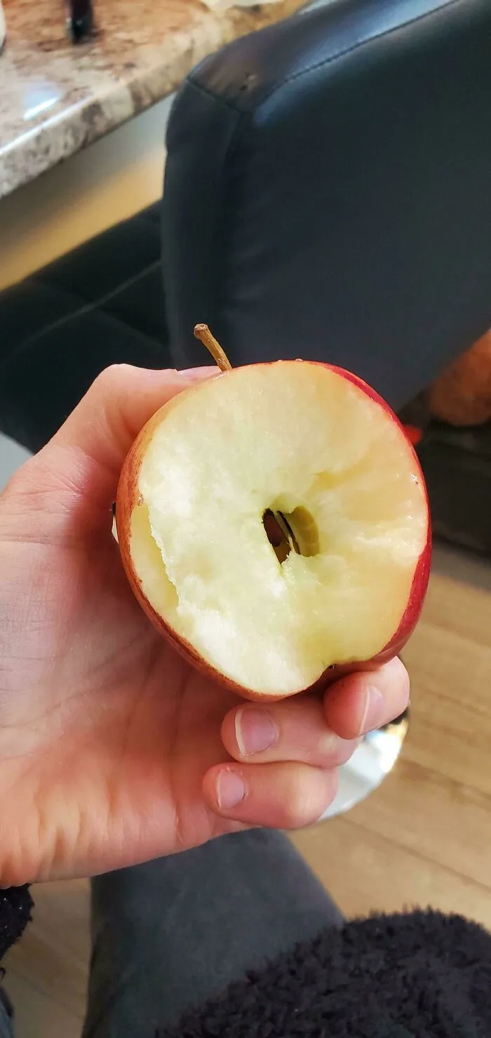 Le ha pegado "un mordisco" a mi manzana