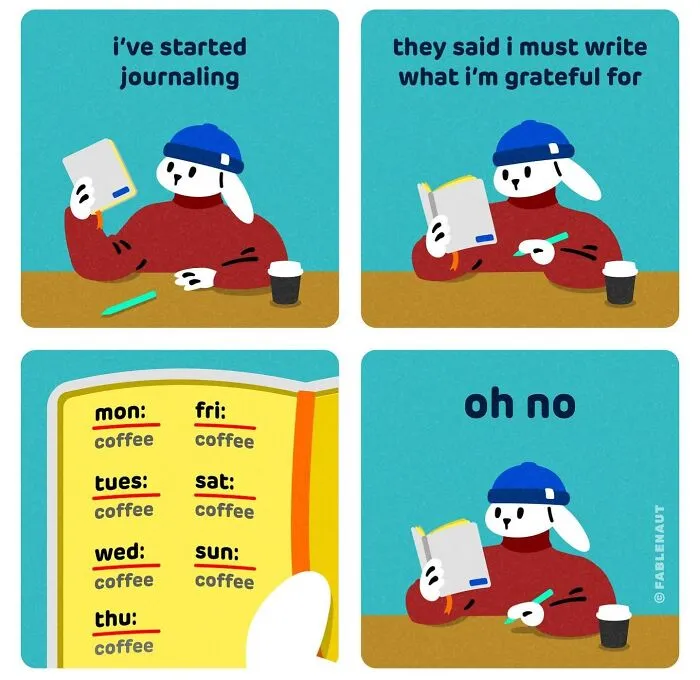 30 Comics By Fablenaut Celebrating The Culture Of Coffee