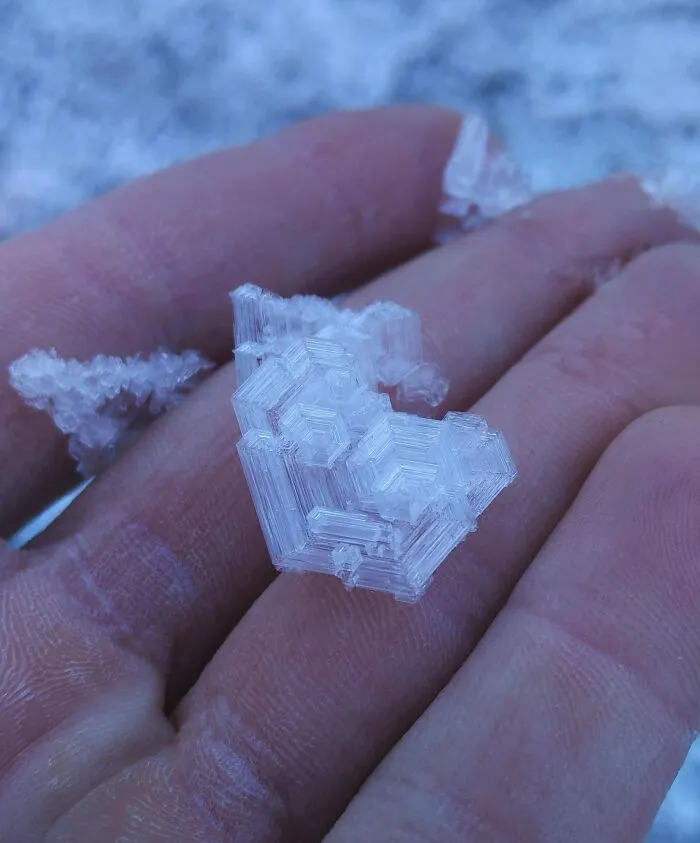 Large Ice Crystals In Switzerland