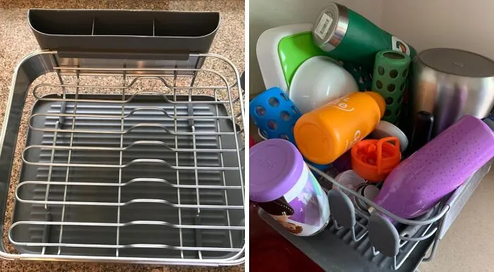 A Tidy Kitchen Just Got A Whole Lot Easier With The Space-Saving <a Style="Display:inline;" Href="Https://Www.amazon.com/KitchenAid-Resistant-Draining-Removable-16-06-Inch/Dp/B08668yblg?ie=utf8&th=1&linkcode=ll1&tag=bppelican-20&linkid=1d3e6572f5996746c89d5d2e414b5220&language=en_us&ref_=as_li_ss_tl" Target="_blank"><span Style="Font: Inherit; Color: #d74b1f;"> Compact KitchenAid Dish Rack</Span>