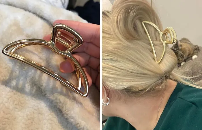 Bad Hair Day? Not Anymore! These <a Style="Display:inline;" Href="Https://Www.amazon.com/Kitsch-Metal-Accessory-Inches-Silver/Dp/B0769n355b?ie=utf8&th=1&linkcode=ll1&tag=bplemur-20&linkid=f70f0958d5728e5a9029c4dc62b5e749&language=en_us&ref_=as_li_ss_tl" Target="_blank"><span Style="Font: Inherit; Color: #d74b1f;"> Metal Claw Clips </Span> Are The Perfect Stocking Stuffer For Anyone Who Wants To Keep Their Hair Looking Fabulous