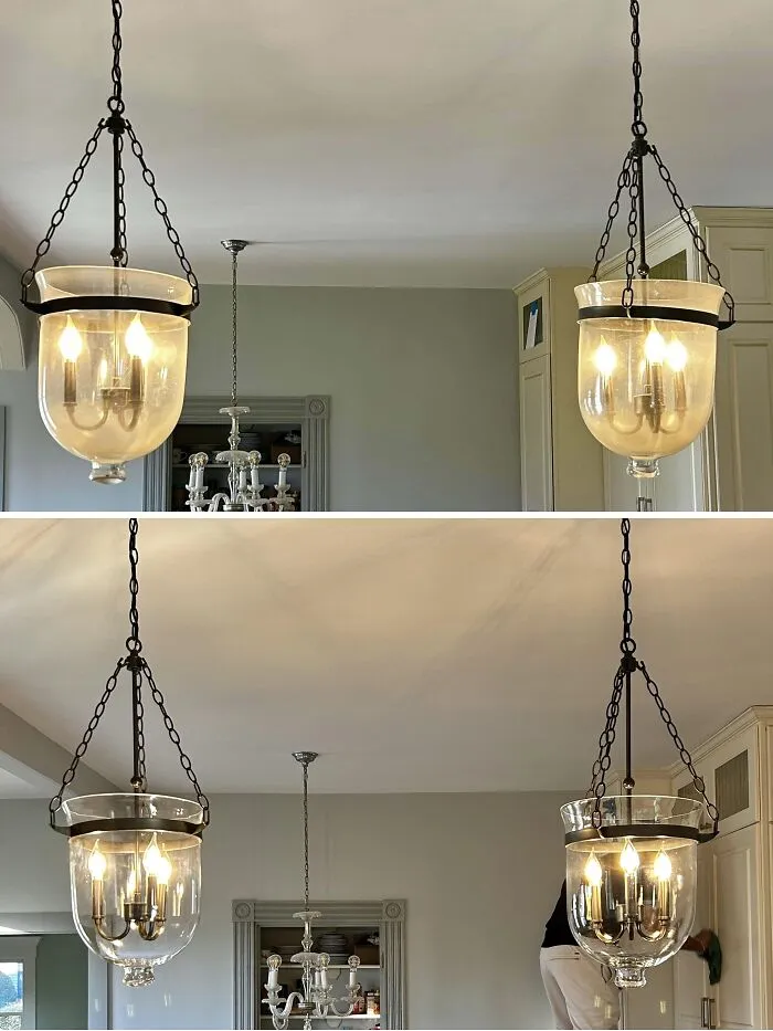 Who Doesn’t Enjoy Clean Kitchen Lights (Before And After)