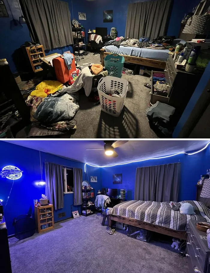 Between Work And Struggling With Depression, I Finally Found The Motivation To Finish Cleaning My Room From NYE To NYD