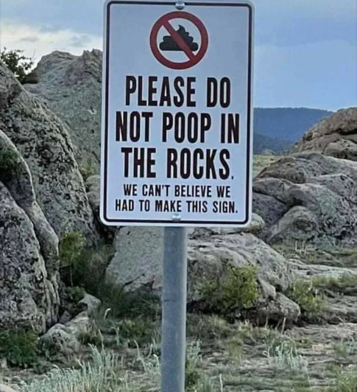 Toilet Sign From A FB Group