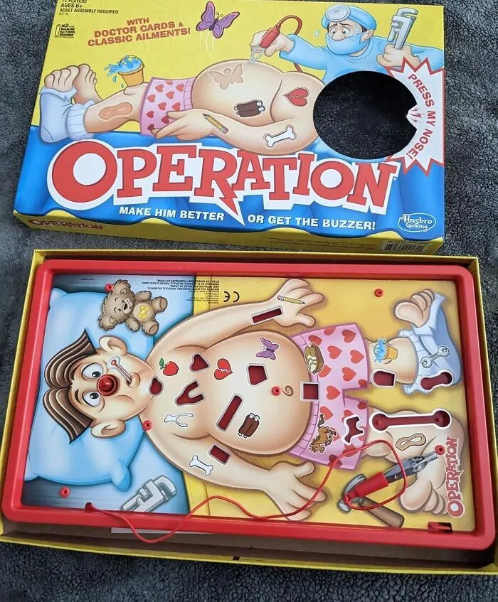 This Classic <a Style="Display:inline;" Href="Https://Www.amazon.com/Hasbro-B2176-Classic-Operation-Game/Dp/B01jf1vrl0?ie=utf8&linkcode=ll1&tag=bpcamel-20&linkid=1c167c726b5426a4921ecd0772678154&language=en_us&ref_=as_li_ss_tl" Target="_blank"><span Style="Font: Inherit; Color: #d74b1f;"> Operation Game</Span> Will Have Your Kids Giggling (And Maybe Even Squirming A Little) As They Try To Remove Cavity Sam's Funny Bones Without Setting Off The Buzzer