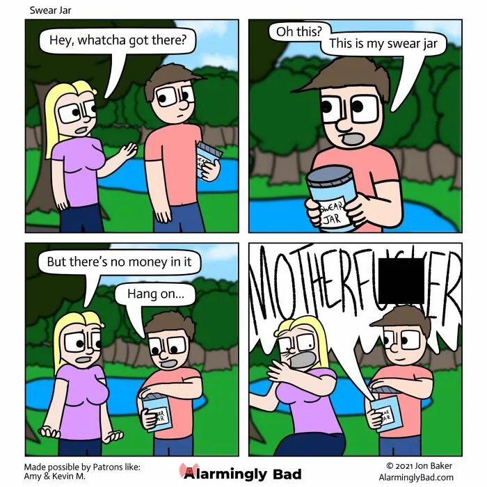 "Alarmingly Bad": 30 New Comics By Jon Baker To Brighten Your Day