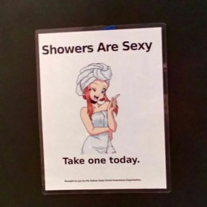 Notice At Anime Convention Due To Attendees' Body Odor