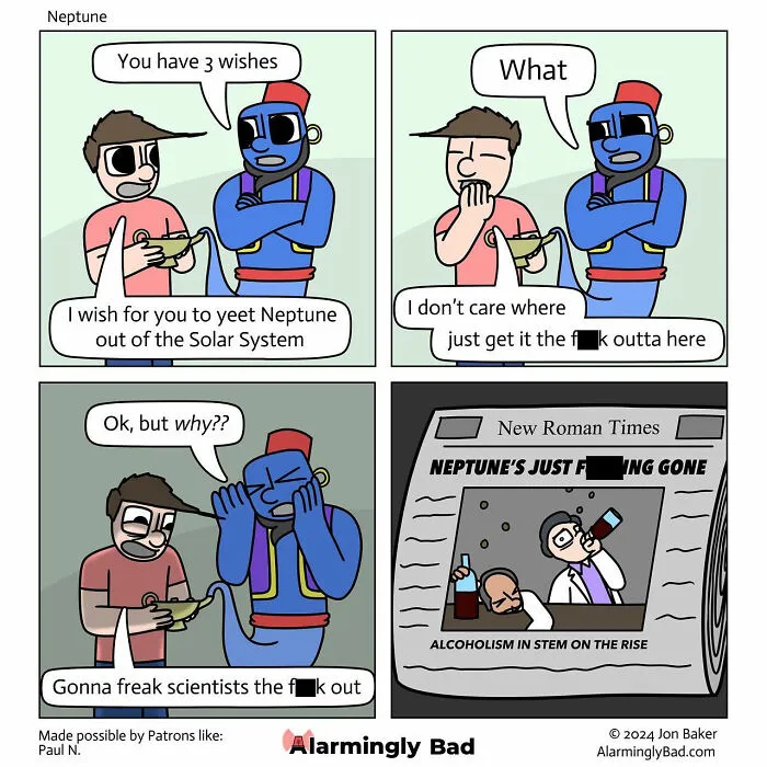 "Alarmingly Bad": 30 New Comics By Jon Baker To Brighten Your Day