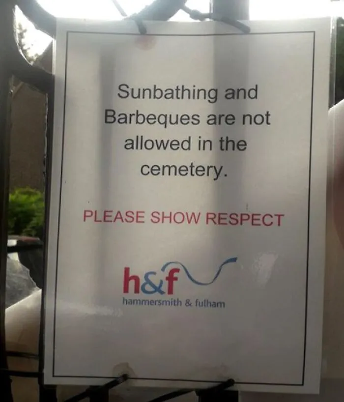 The Fact They Even Needed To Put This Sign Up