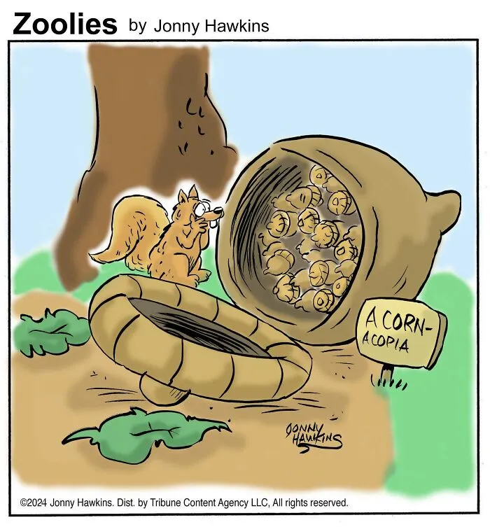 30 Playful One-Panel Comics By Jonathan Ray Hawkins To Add Humor To Your Day