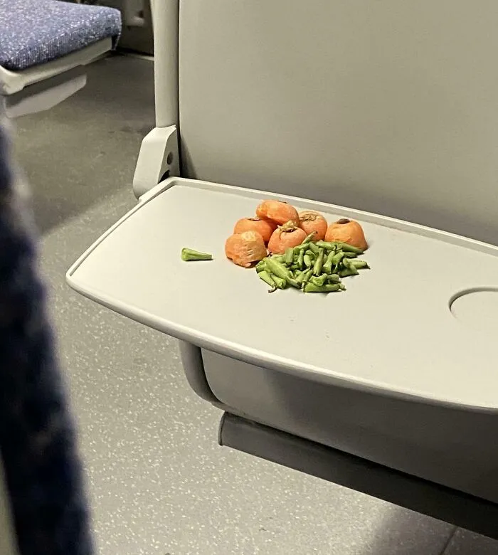 I Know It’s Not Technically Illegal But I Strongly Feel That The Man Who Sat In Front Of Me On The Train And Ate Seven Carrots And A Load Of Green Beans Then Left The Compost Needs Locking Up
