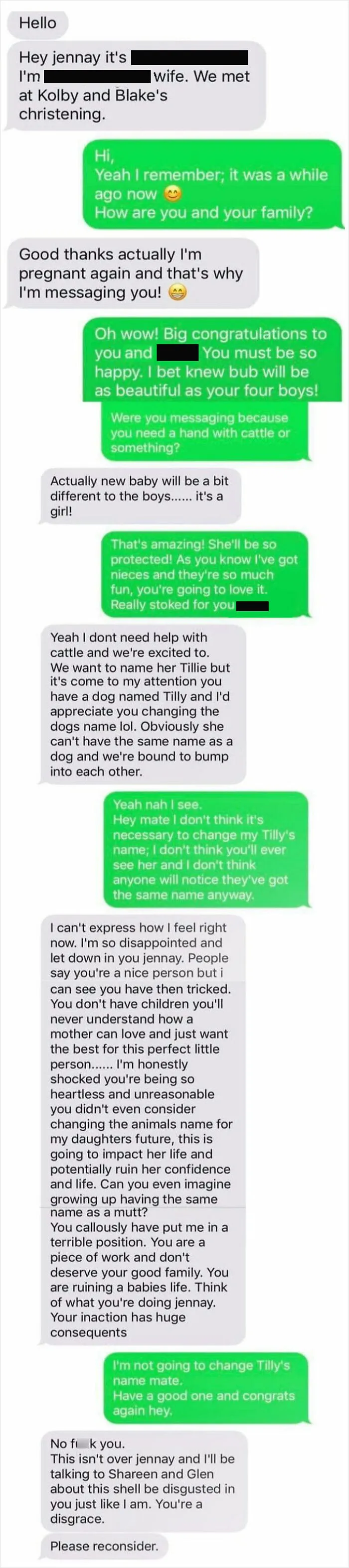 Change Your Dog's Name, Or My Unborn Baby's Life Will Be Ruined