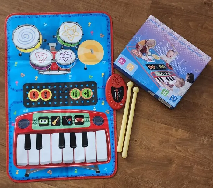 This <a Style="Display:inline;" Href="Https://Www.amazon.com/Musical-Keyboard-Educational-Learning-Birthday/Dp/B0cdpm49gr?ie=utf8&th=1&linkcode=ll1&tag=bpfox-20&linkid=d2bfa30800c3e80c0680312b1377083a&language=en_us&ref_=as_li_ss_tl" Target="_blank"><span Style="Font: Inherit; Color: #d74b1f;"> Drum And Piano Musical Mat</Span> Is The Perfect Way To Turn Your Little One Into A Rockstar! It's So Much Fun, You Might Even Find Yourself Joining In On The Jam Session