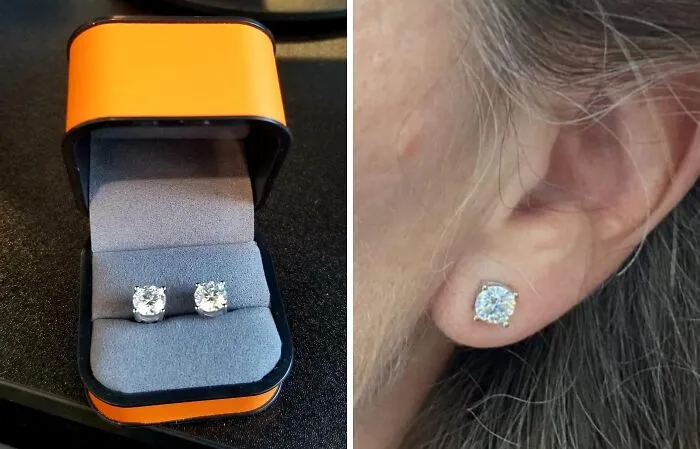 These <a Style="Display:inline;" Href="Https://Www.amazon.com/Anbamahong-Moissanite-Earrings-Created-Sterling/Dp/B0bpg44hsn?ie=utf8&th=1&linkcode=ll1&tag=bpfox-20&linkid=9c111328b0cd002f554d955ad2ccf1b7&language=en_us&ref_=as_li_ss_tl" Target="_blank"><span Style="Font: Inherit; Color: #d74b1f;"> Moissanite Sterling Silver Studs</Span> Will Have You Sparkling Brighter Than A Disco Ball
