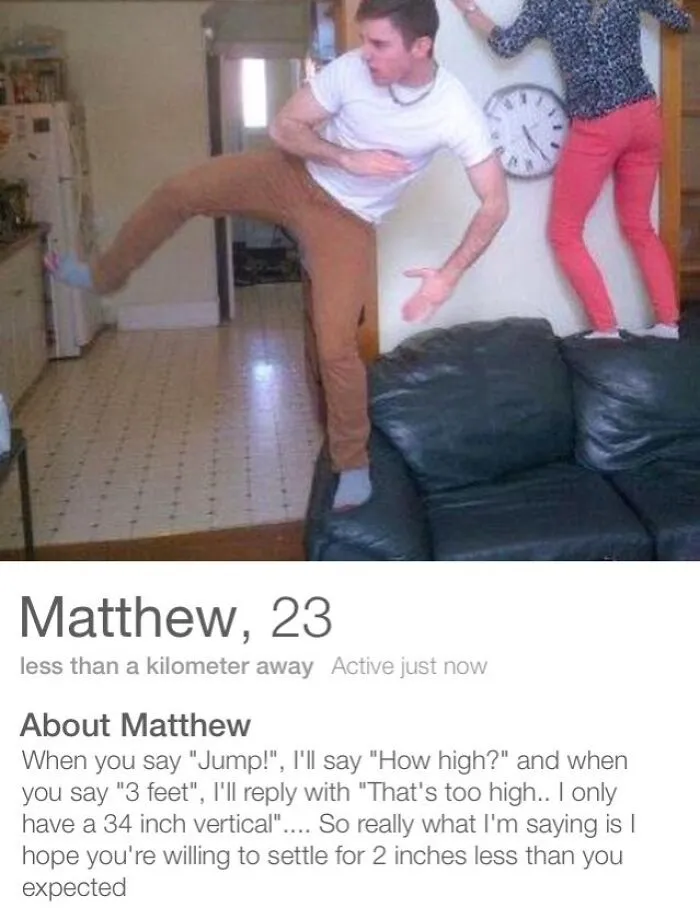 Tinder Post On The Front Page Earlier Inspired Me To Update Mine