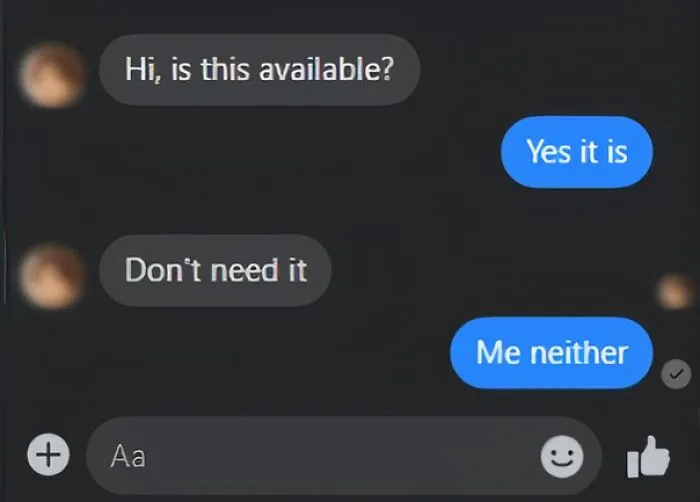 My Friend's Attempt To Sell Something On Facebook Marketplace