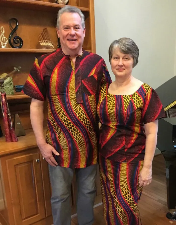 Our Two Families Don't Intermingle Much, But My Mother-In-Law Is Visiting From Nigeria, And Got My Parents Some Hand-Made Formal Wear!