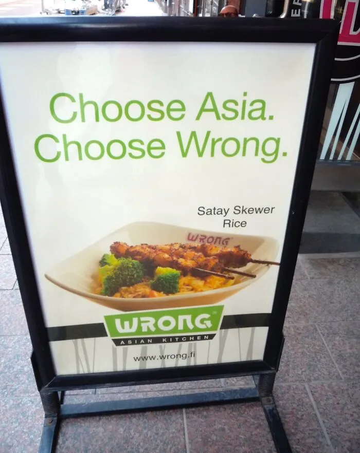 Choose Asia. Choose Wrong
