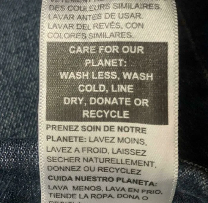 Thought Y’all Would Appreciate The Tag On My Jeans
