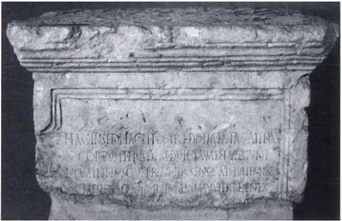 Roman Monument For A Lap Dog- Inscription Says "In This Place Lies A Little Dog After An Accomplished Life, And Sweet Honey Covers His Body . His Name Was Fuscus, And He Was Eighteen Years Old. Barely Could He Move His Limbs In His Old Age . . ."