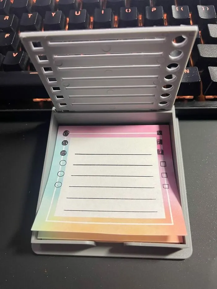 Your Sticky Notes Will Be Pulling Double Duty With This <a Style="Display:inline;" Href="Https://Www.amazon.com/Dispenser-Compatible-Organizer-Self-Sticky-Accessories/Dp/B0b95trg5s?ie=utf8&linkcode=ll1&tag=bpkangaroo-20&linkid=f6ab3c5d1943b1e80aec5c11e4469970&language=en_us&ref_=as_li_ss_tl" Target="_blank"><span Style="Font:inherit;color:#d74b1f;"> Sticky Note Stencil And Holder</Span>
