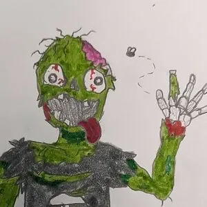 Bored zombie