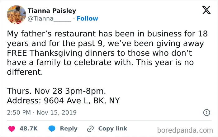 Free Thanksgiving