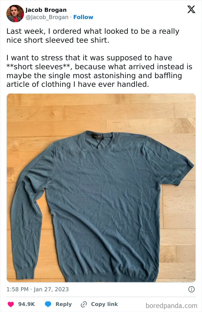 It Looked Like What It Was Supposed To Be: A Nicely Made Knit Tee Shirt