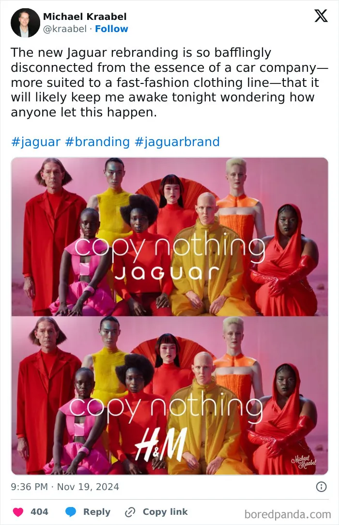 Car Brand Jaguar Rebrands, Completely Misses The Mark, Internet Goes Wild With 40 Memes