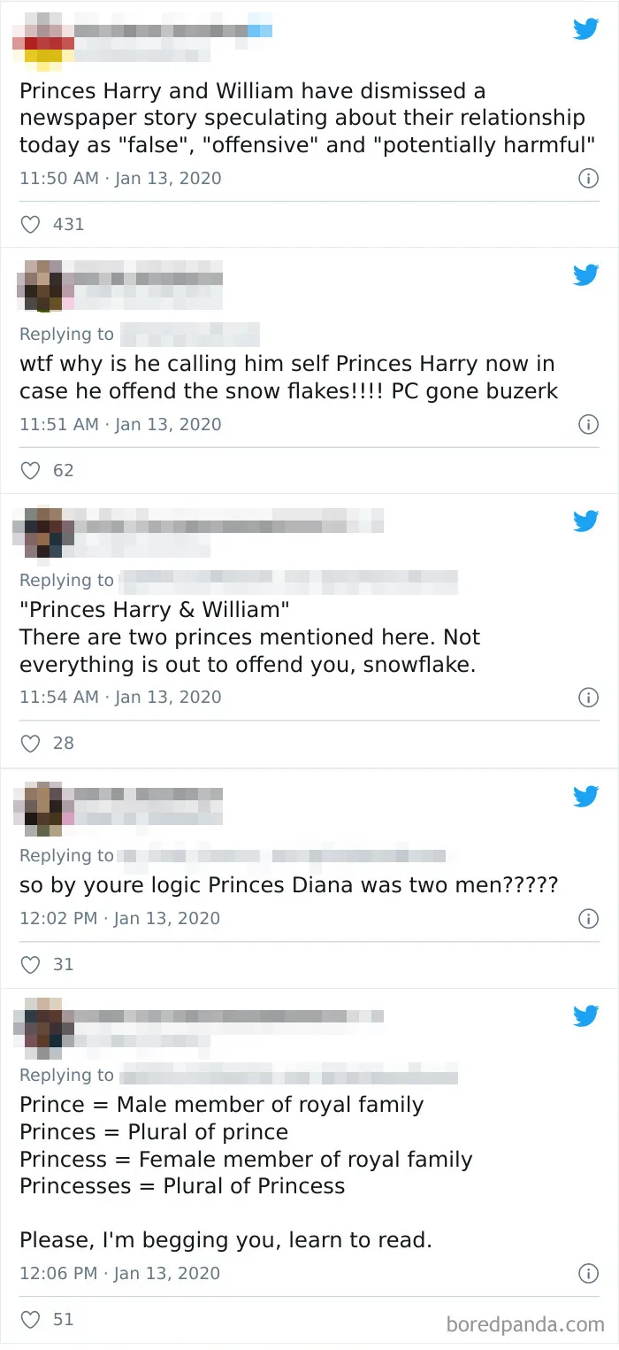 Princes vs. Princess. Plurals Are Difficult For Some
