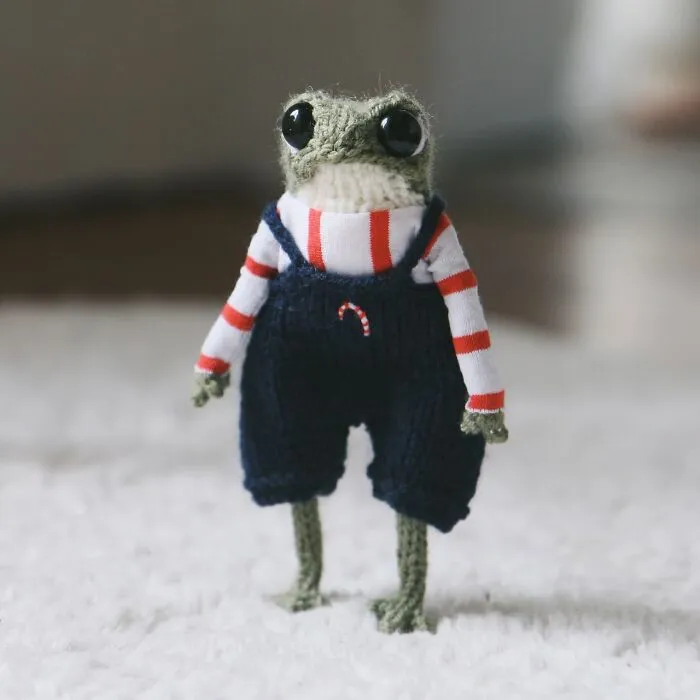Artist Creates 47 Miniature Frogs With Tiny Outfits That Are Too Adorable To Handle