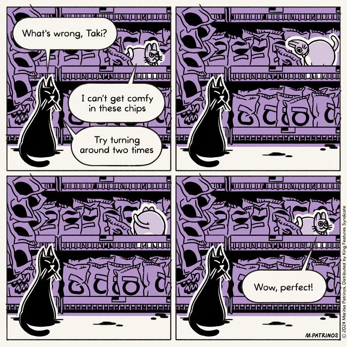Absurd Life Moments And Cat Humor: 37 New Relatable Comics By Maritsa Patrinos (New Pics)