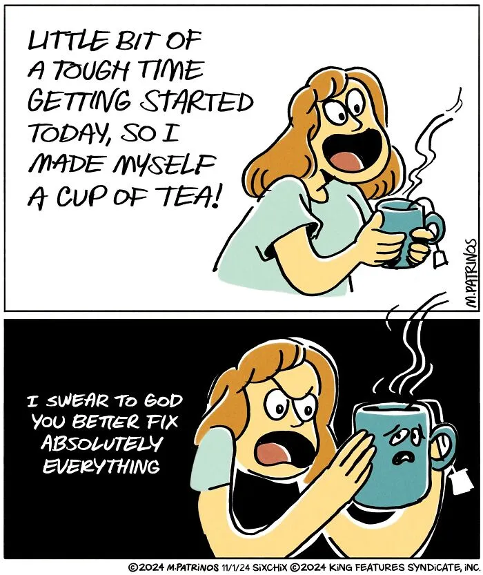 Absurd Life Moments And Cat Humor: 37 New Relatable Comics By Maritsa Patrinos (New Pics)