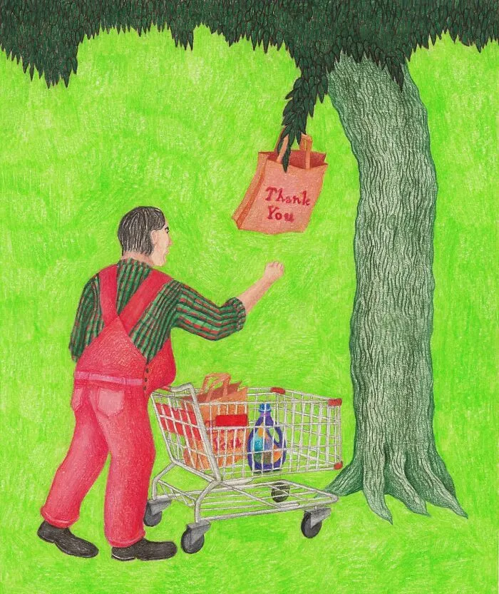 Illustrator Explores The Absurdity Of Modern Life With Clever And Funny Artworks (34 Pics)