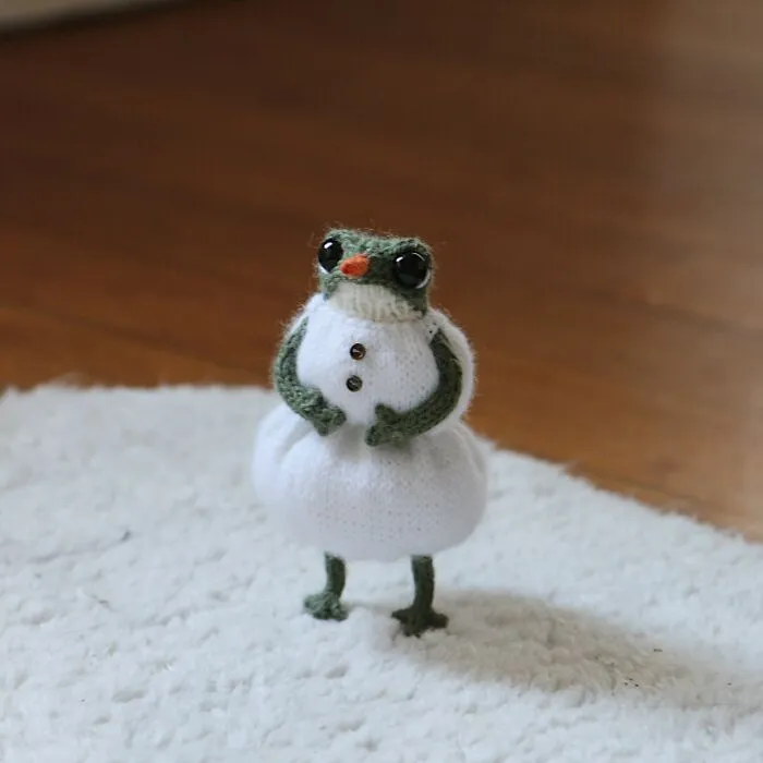 Artist Creates 47 Miniature Frogs With Tiny Outfits That Are Too Adorable To Handle