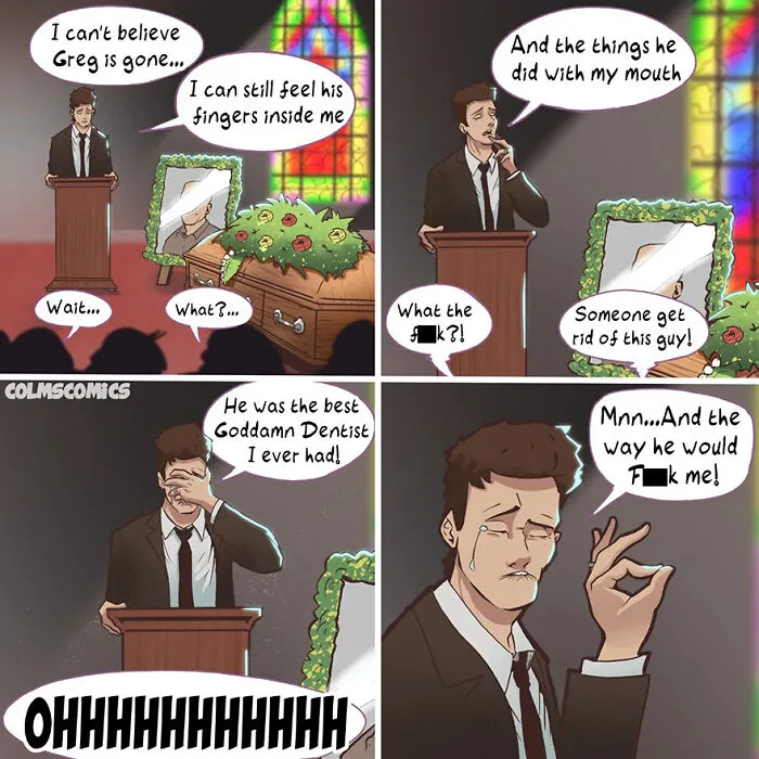30 Hilarious Comics Full Of Dark Humor And Surprising Twists By Colm Lavery (New Pics)