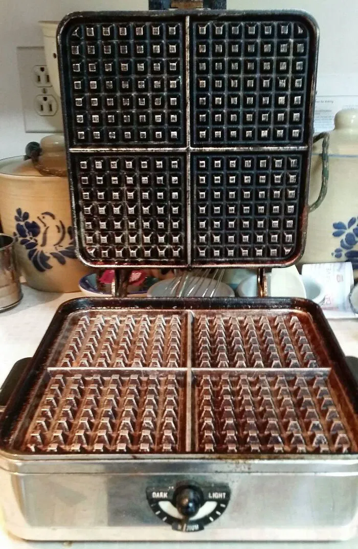 My Grandma Has Used The Same Waffle Iron Since 1955