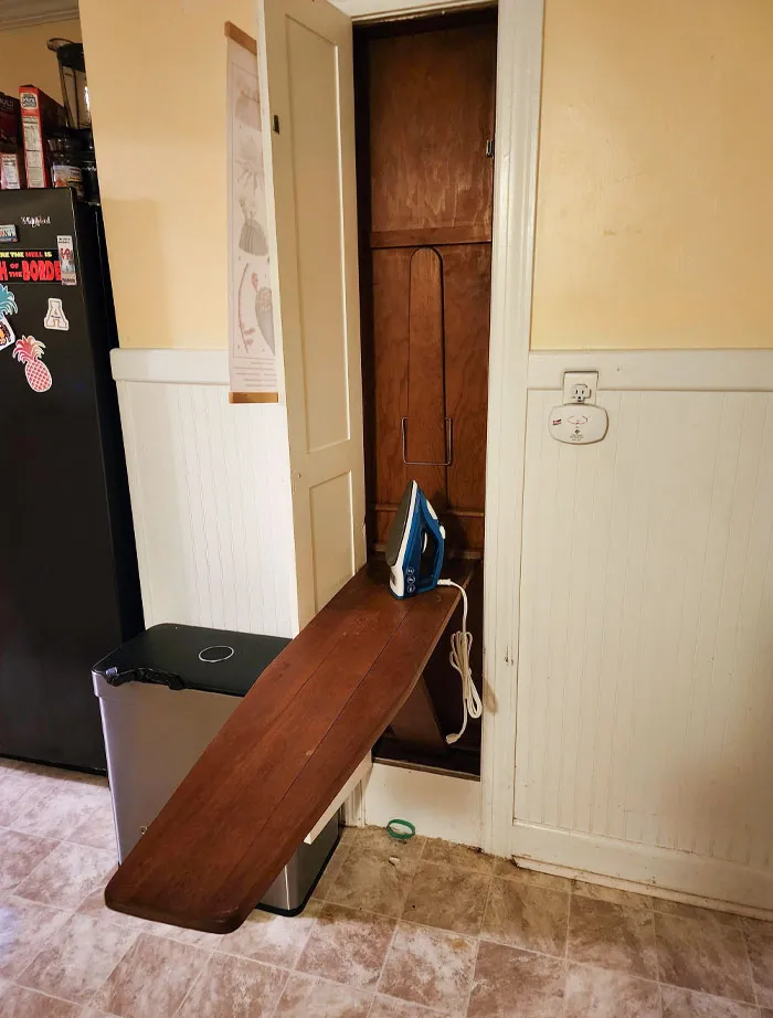 My Kitchen Has A Built In Ironing Board